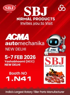 Visit SBJ Nirmal Products at ACMA Automechanika New Delhi 2026