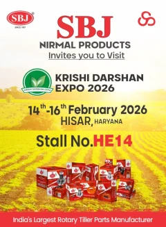 Visit SBJ Nirmal Products at Krishi Darshan Expo 2026